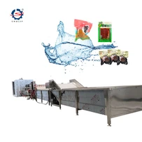 Vaskelinje for pakket mat