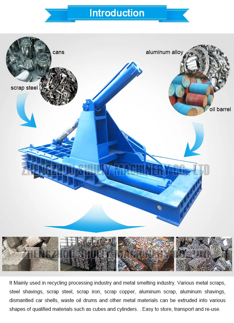Scrap bale press machine Scrap bale press machine